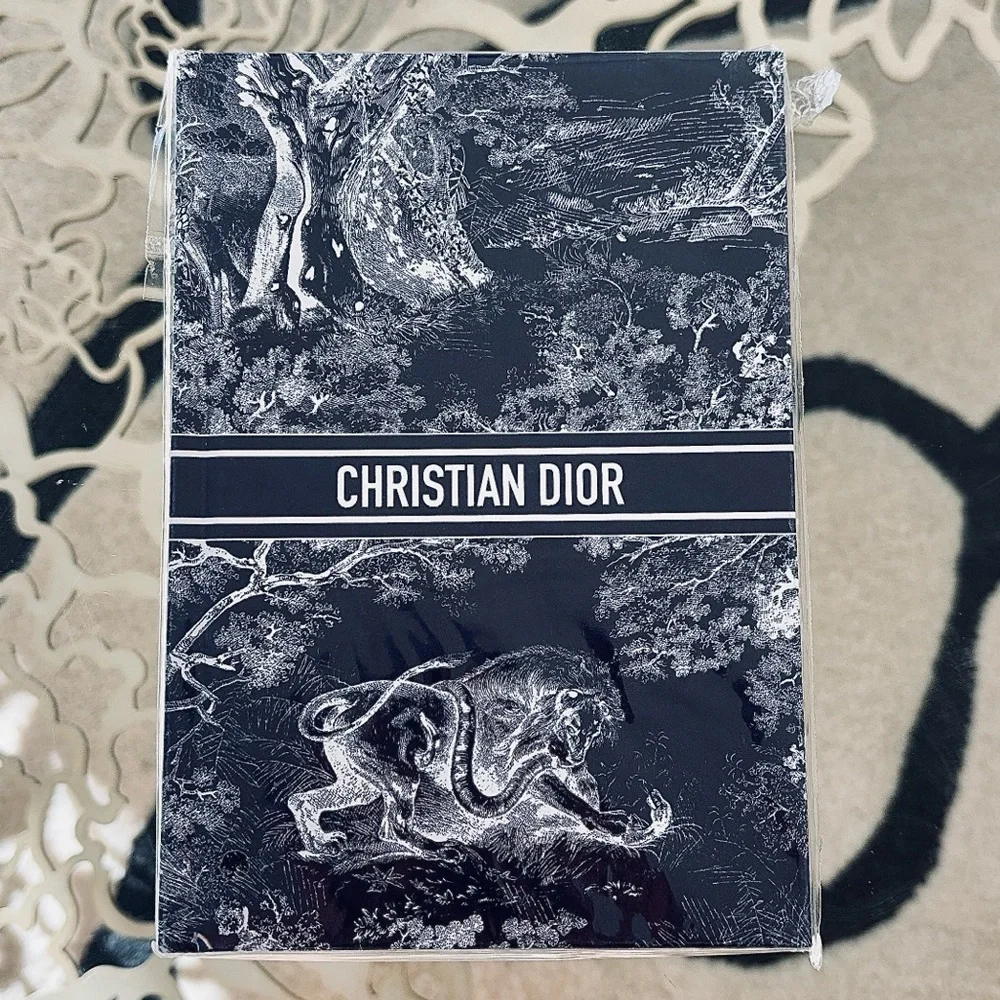 Christian Dior Blue and White Notebook Journal